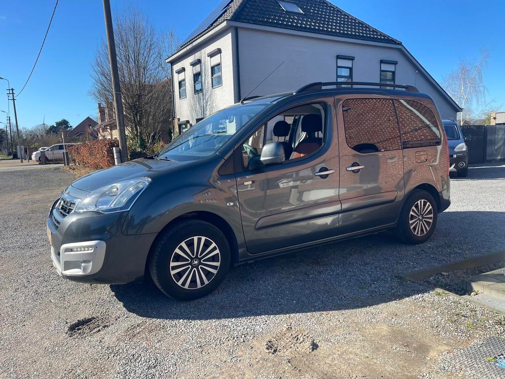 Peugeot Partner Tepee 1.6BlueHDi,Airco,Radar,Cruise,1er prop, Autos, Argent ou Gris, Achat, Euro 6, 5 portes