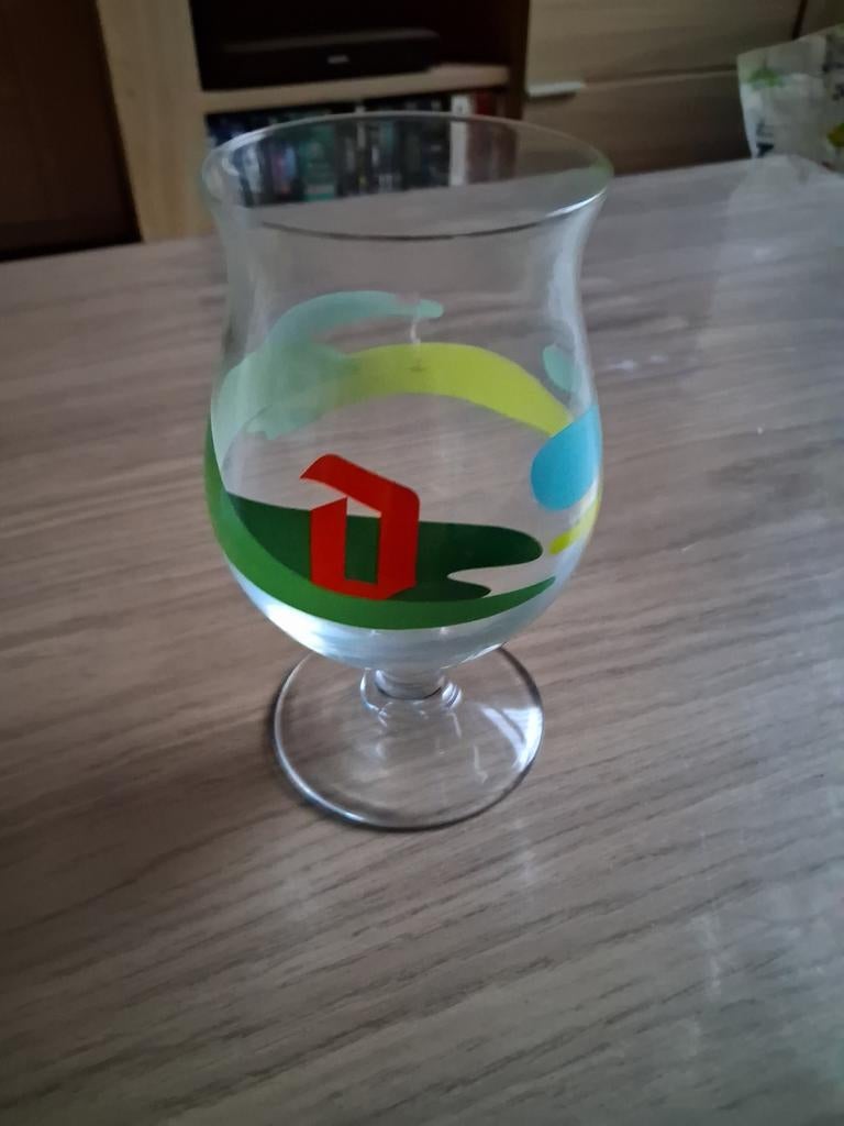 Duvel glas golf, Ophalen of Verzenden