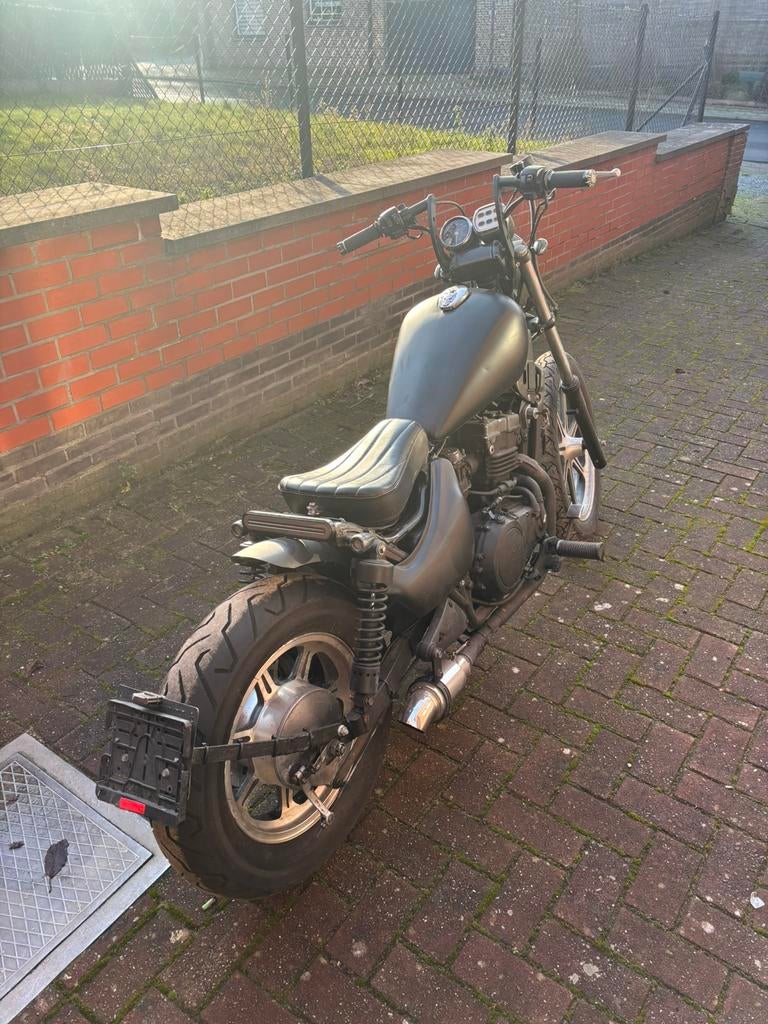 Kawasaki vulcan 500 bobber project te koop te ruil, Ophalen