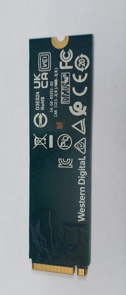 Disque dur MVMe 512 Giga- western digital, Informatique & Logiciels, Disques durs