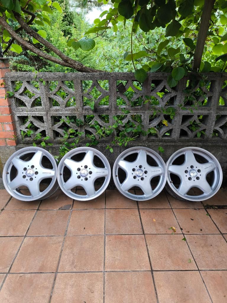 amg wielen 7,5x17 ET37 en 8,5x17 ET30 w124 w202 w201 R17, Auto-onderdelen, Banden en Velgen, Ophalen of Verzenden, 17 inch, Velg(en)