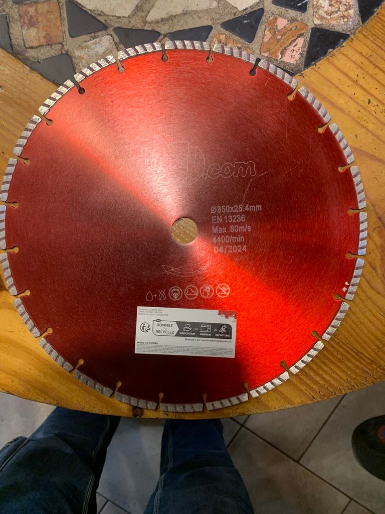 Diamant zaagblad, Doe-het-zelf en Bouw, Ophalen of Verzenden, Nieuw