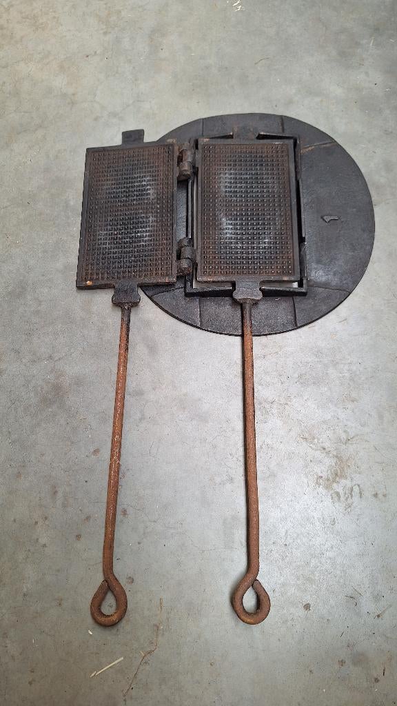 Antieke wafelijzers, Antiek en Kunst, Ophalen of Verzenden