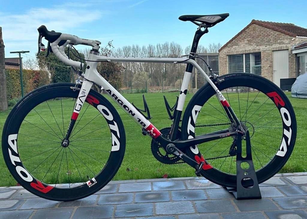 Prachtige carbon Argon 18 racefiets maat 56, Fietsen en Brommers, Ophalen, Carbon