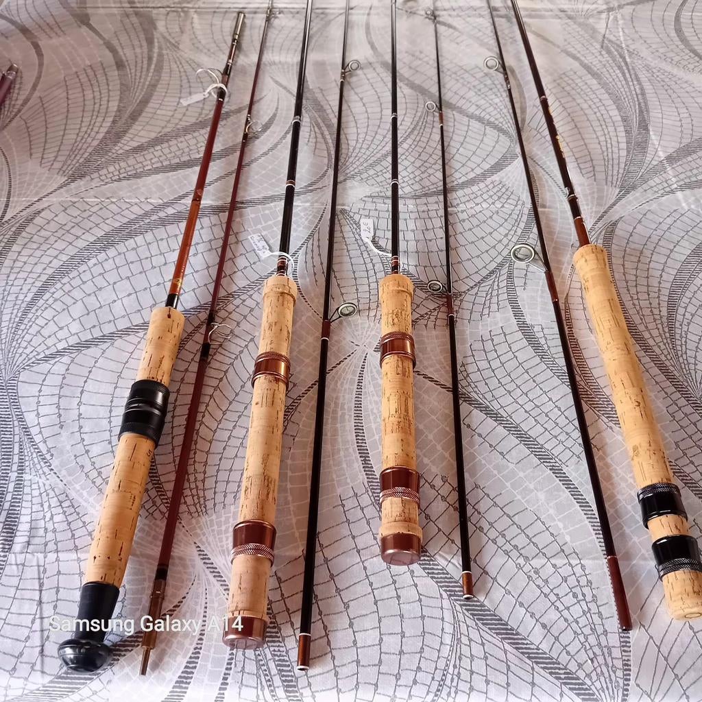 4 cannes lancer léger, Enlèvement ou Envoi, Comme neuf