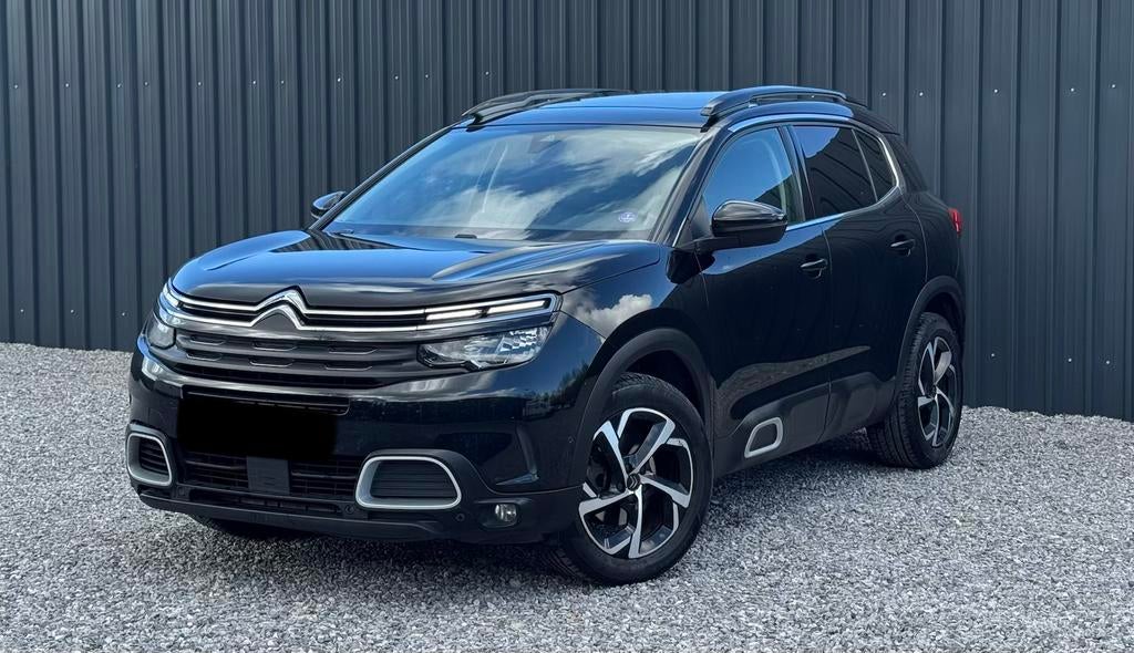 Citroen C5 Aircross 1.2 Essence 2019, Auto's, Citroën, Monovolume, Euro 6, Zwart, Handgeschakeld