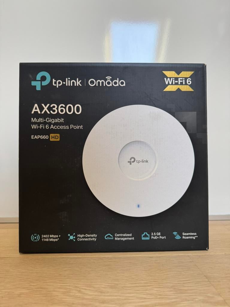 TP-Link Omada AX3600 WiFi 6 Access Point EAP660 HD, Enlèvement ou Envoi, Comme neuf