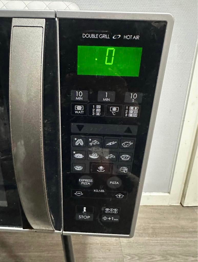 Micro onde sharp, Ophalen, Zo goed als nieuw