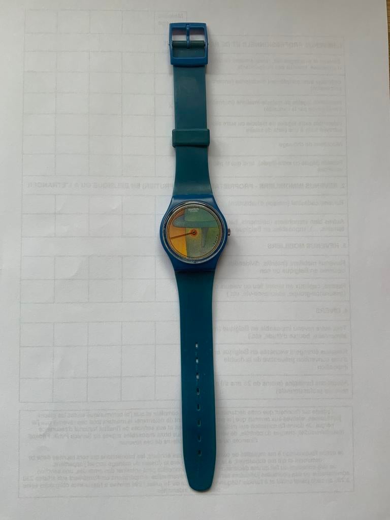 Montre Swatch Jean-Michel Folon - modèle Voir, Enlèvement, Utilisé