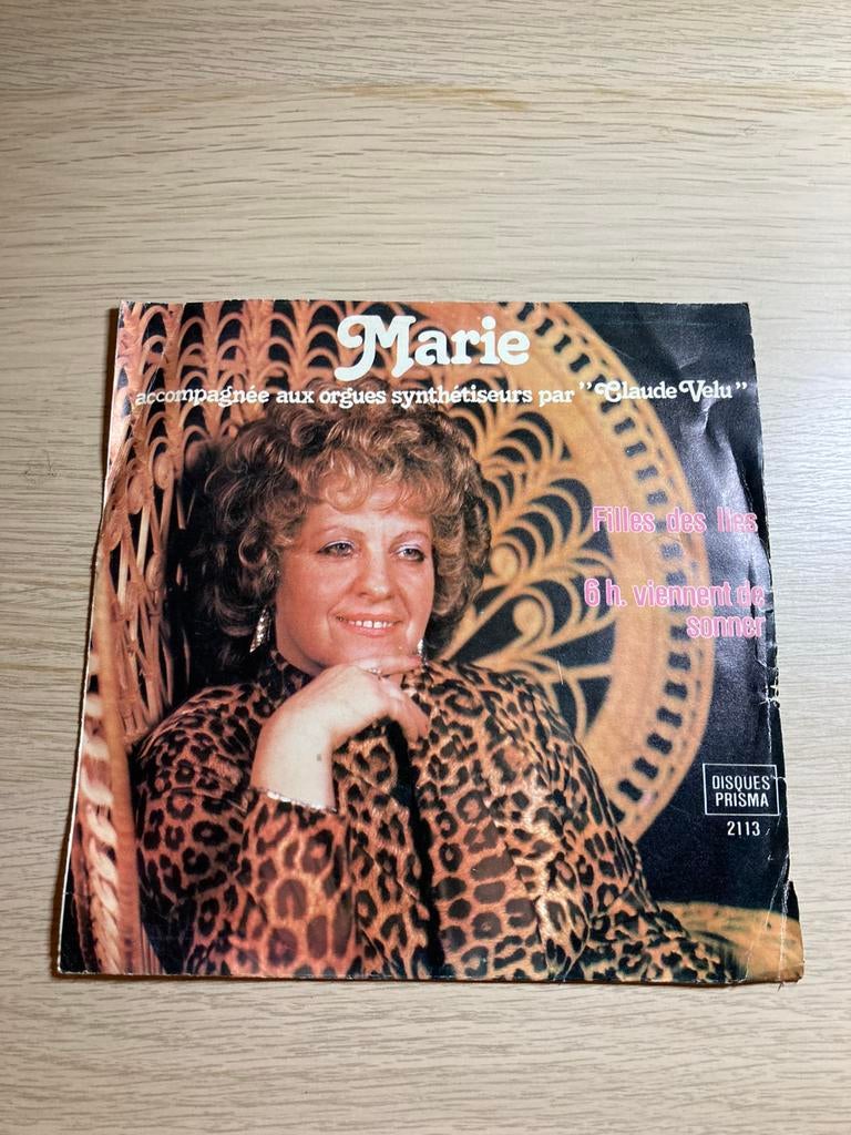 Marie -filles des lies /6h viennent de sonner, Cd's en Dvd's, Vinyl Singles, Ophalen, Zo goed als nieuw