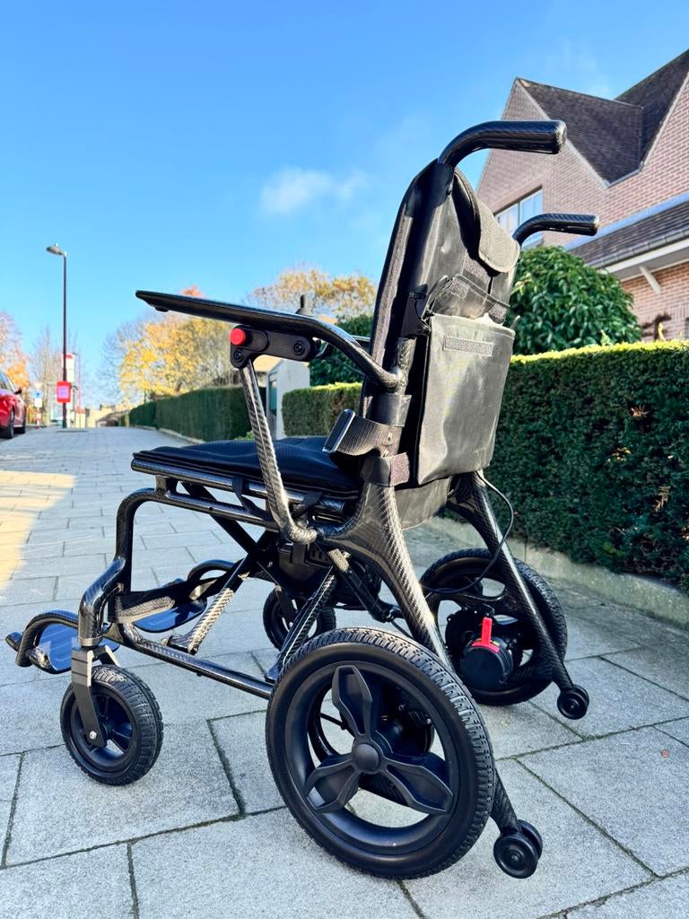 Fauteuil roulant électrique ultralége Carbon Premium édition, Divers, Enlèvement ou Envoi, Pliant, Neuf, Fauteuil roulant électrique
