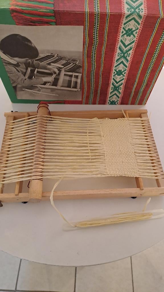 Klein weefgetouw, Hobby en Vrije tijd, Knutselen, Ophalen, Zo goed als nieuw, Hout