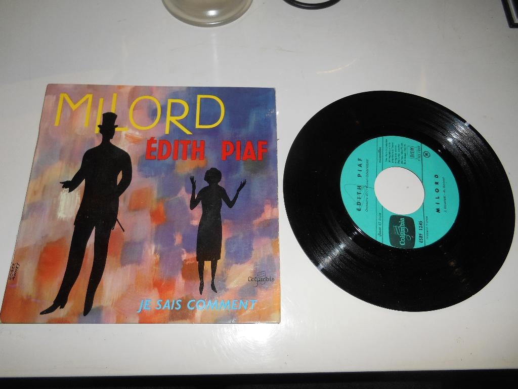 45T Edith Piaf Milord, Enlèvement ou Envoi