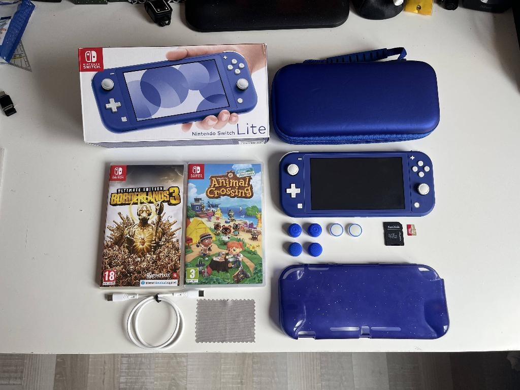 Nintendo Switch Lite - Complete set (zie omschrijving), Games en Spelcomputers, Spelcomputers | Nintendo Switch Lite, Ophalen of Verzenden