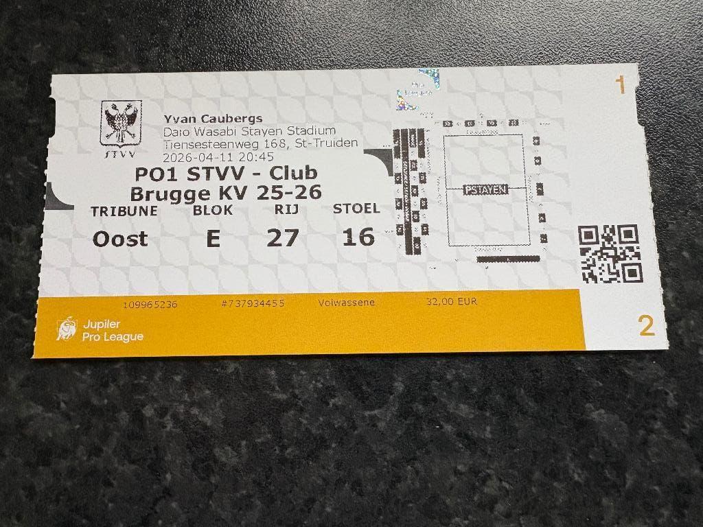 Voetbal-Tickets, Enlèvement, Neuf, Autres types