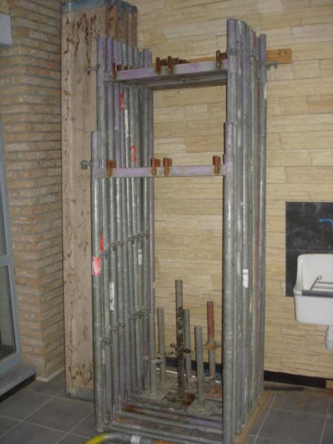 steiger , gevelstelling, Doe-het-zelf en Bouw, Steigers, Ophalen, Gebruikt