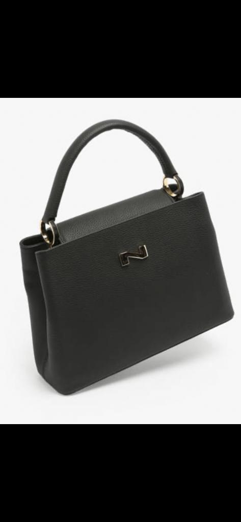 magnolia Nathan Baume, Handtassen en Accessoires, Tassen | Damestassen, Ophalen, Zo goed als nieuw, Zwart, Handtas