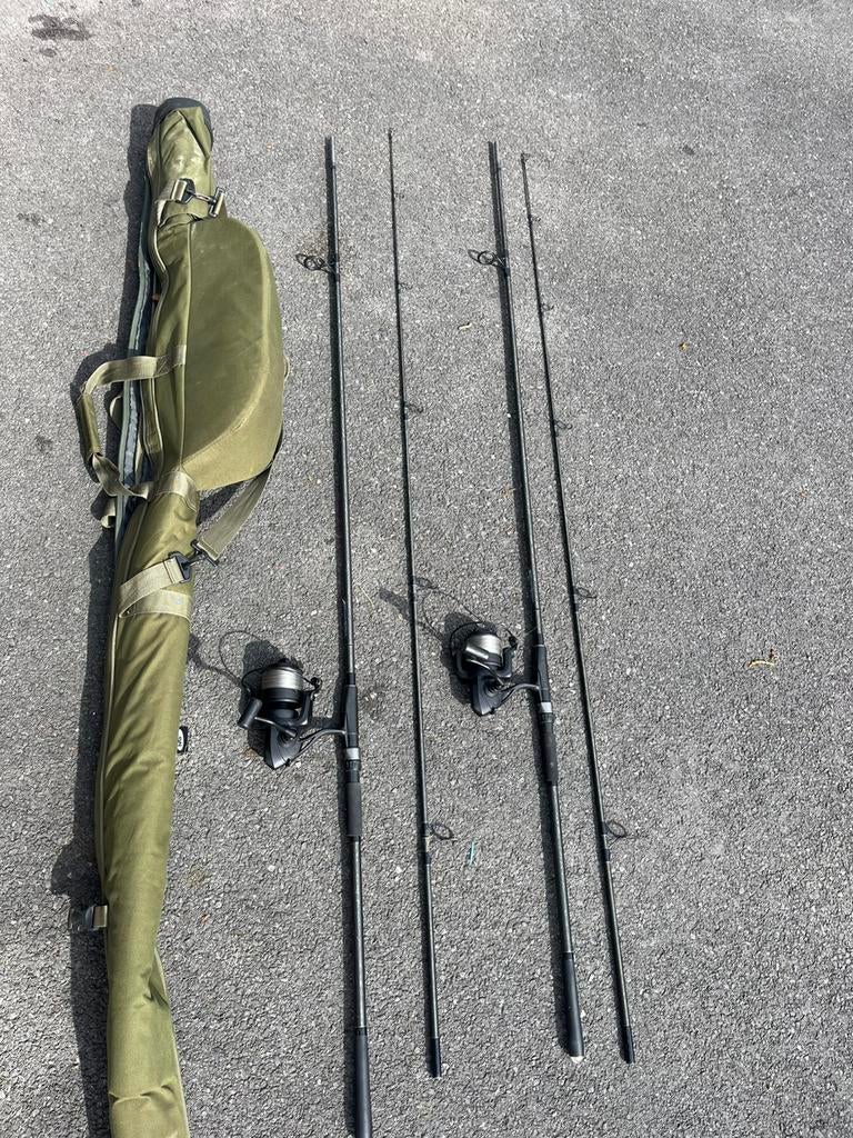 Fox Ranger karperhengels met Nash molens, Watersport en Boten, Hengelsport | Karpervissen, Gebruikt, Ophalen