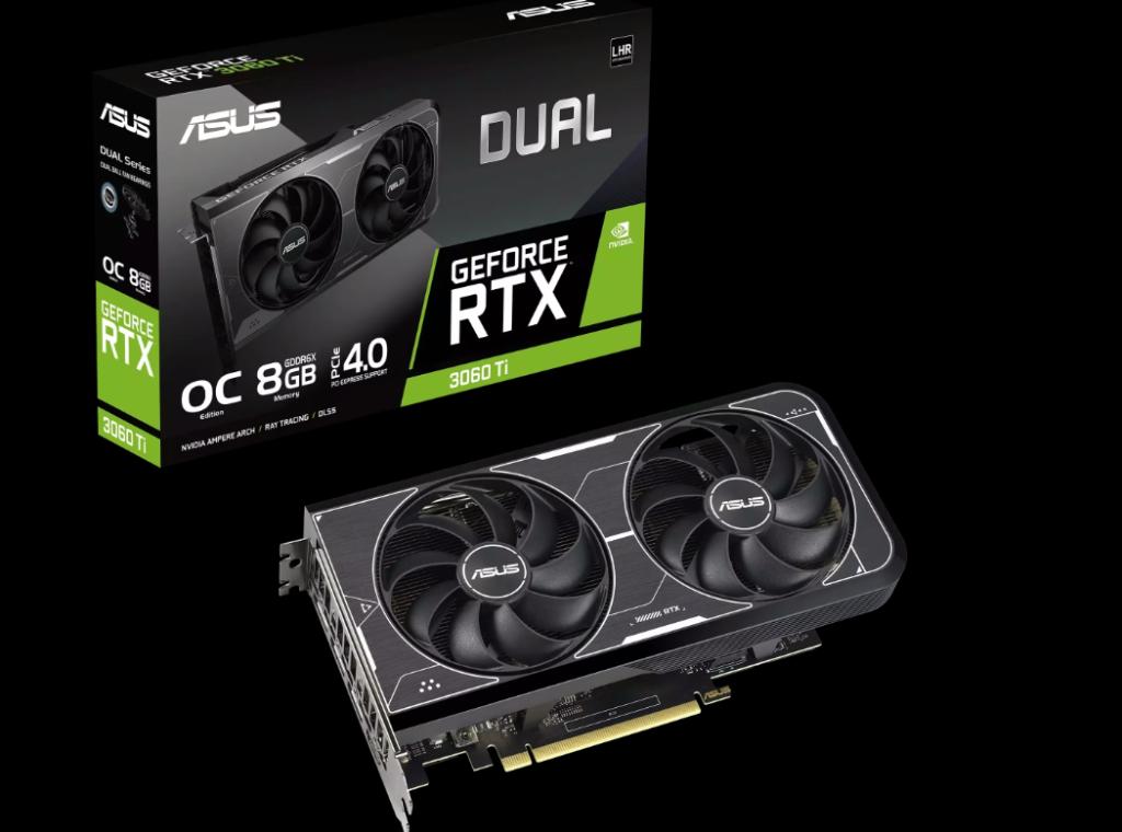 Videokaart Geforce RTX 3060 Ti DUAL OC 8GB, Computers en Software, Videokaarten, Ophalen, Zo goed als nieuw, Nvidia