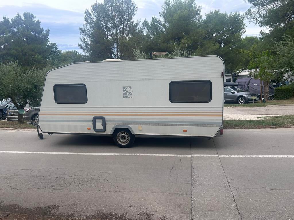 Te koop: Knaus Südwind caravan (1991) – 4 slaapplaatsen, Caravanes & Camping, Jusqu'à 4, 6 à 7 mètres, Particulier, Siège standard