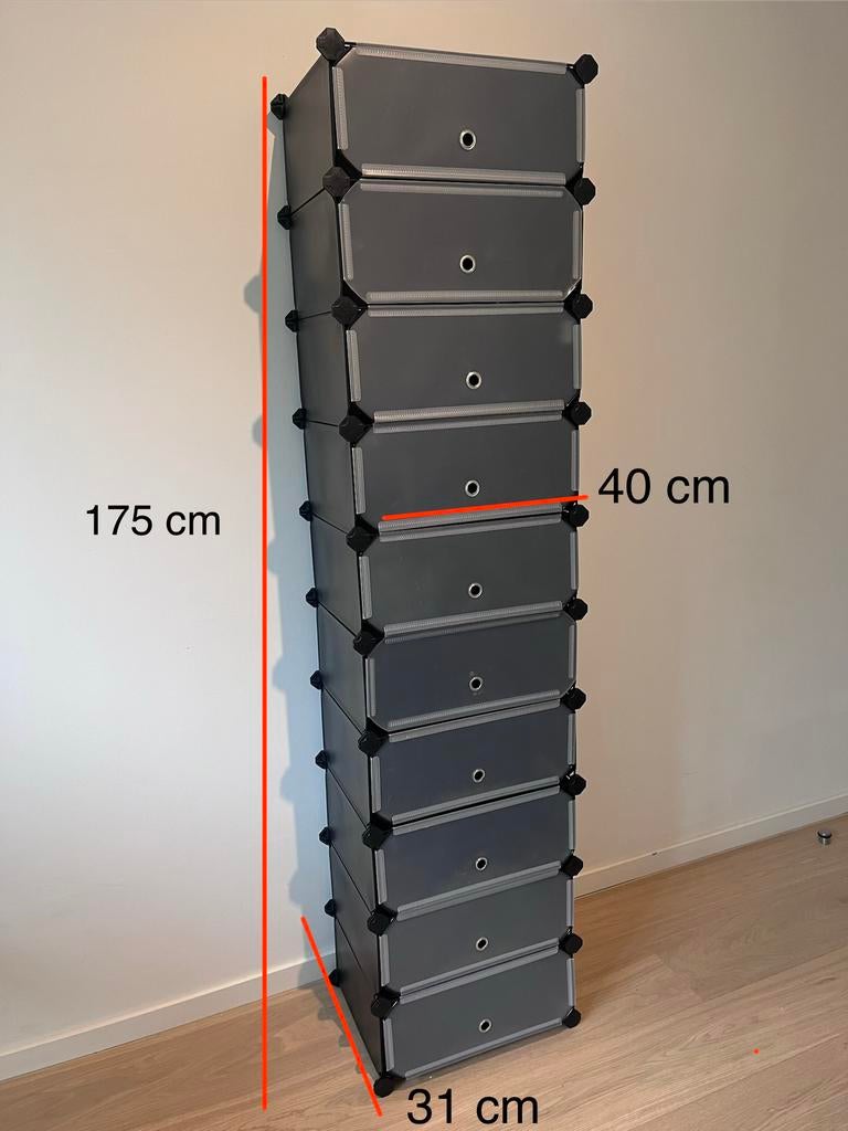 Shoe Storage Cabinet – Tall & Space-Saving, Maison & Meubles, Enlèvement, Comme neuf