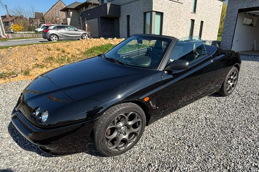 Alfa Romeo Spider 3.0  V6, Auto's, Alfa Romeo, Zwart, Cabriolet, Spider, Zwart