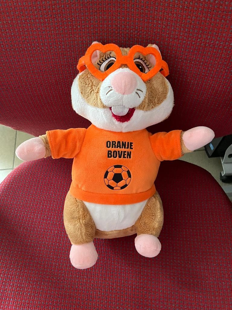 Albert heijn ( AH ) hamster Oranje boven voetbal Nederland, Ophalen of Verzenden, Oranje, Hamster, Albert Heijn