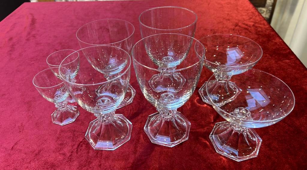 Val Saint Lambert Yale 8 pieces 4x2, Ophalen of Verzenden, Zo goed als nieuw