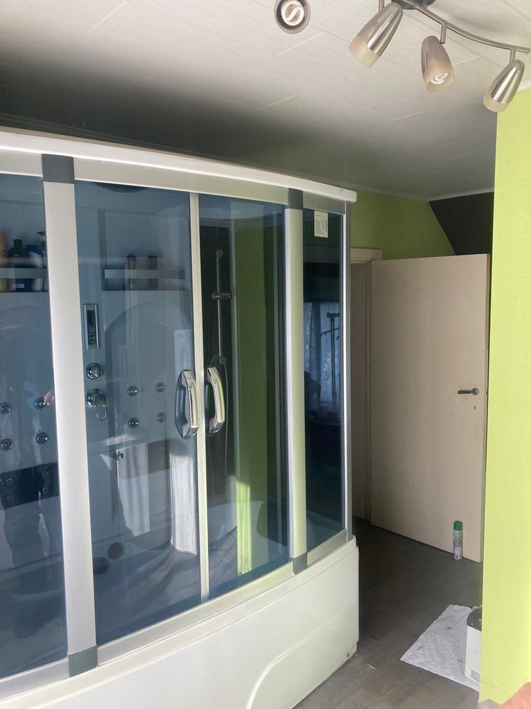 Douchecabine met bad, Ophalen, Gebruikt, Met douche