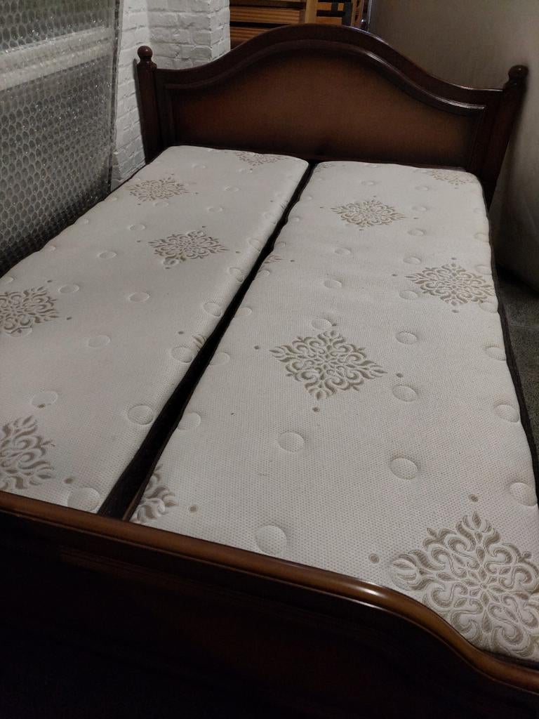 Houte boxscpring 140 200, Huis en Inrichting, Ophalen of Verzenden