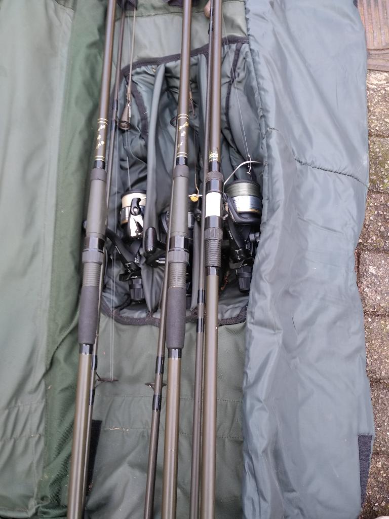 karper werphengels +, Watersport en Boten, Ophalen, Zo goed als nieuw, Werphengel