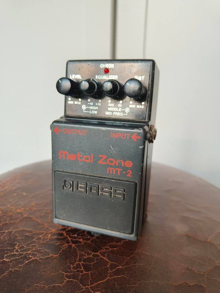 Boss MT-2 Metal Zone (Bluesmod), Muziek en Instrumenten, Effecten, Ophalen of Verzenden, Gebruikt, Distortion, Overdrive of Fuzz