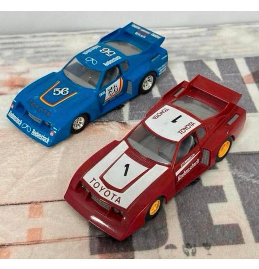 2X 1:24 Bburago Toyota Celica Liftback Gr 5 Rodenstock 1978, Ophalen of Verzenden, Zo goed als nieuw, Auto, Burago