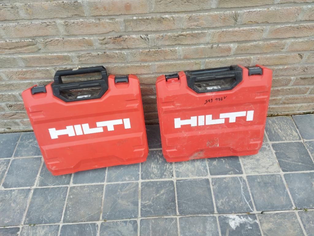 2 lege koffers van hilti, Doe-het-zelf en Bouw, Gereedschap | Boormachines, Ophalen, Gebruikt