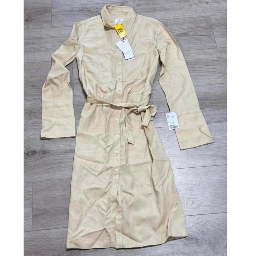 Veste d'été LACOSTE pour femme xs beige marron crème NOUVEAU, Enlèvement ou Envoi, Neuf, Taille 34 (XS) ou plus petite, Beige