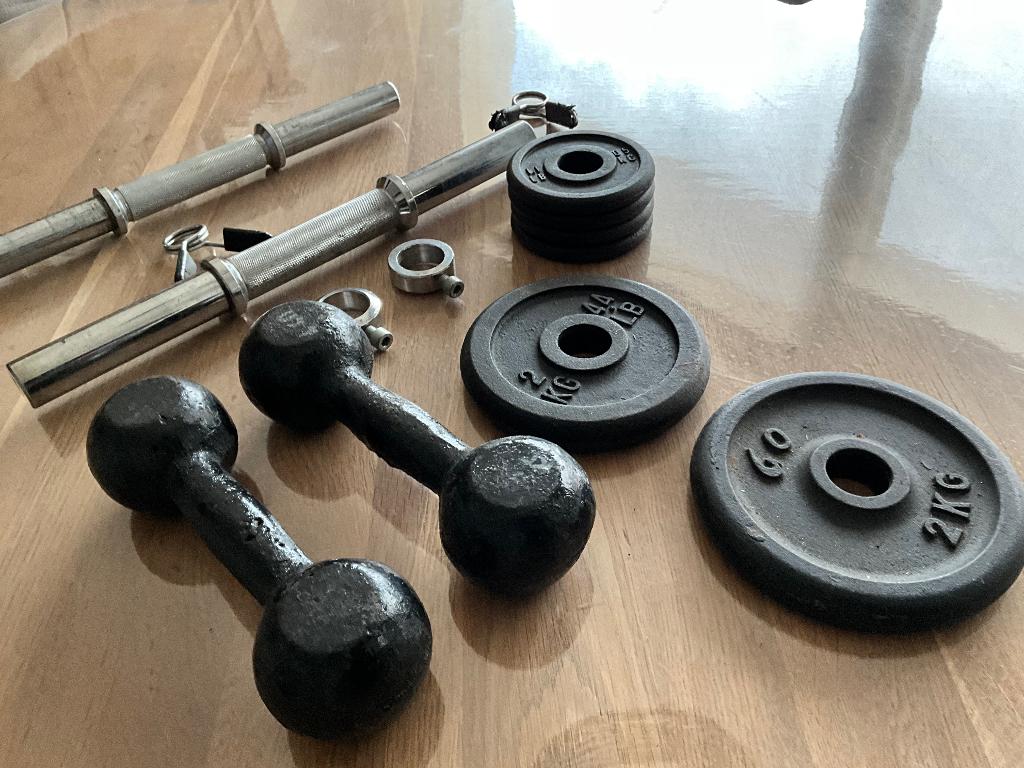 Fitness halters, Enlèvement, Utilisé, Set d’haltères