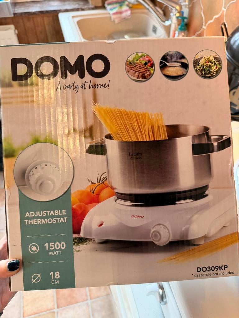 Taque électrique DOMO, Electroménager, Enlèvement ou Envoi, Comme neuf