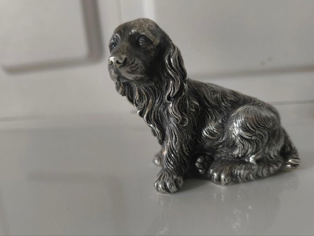 Zilver beeld hond, Ophalen, Zilver