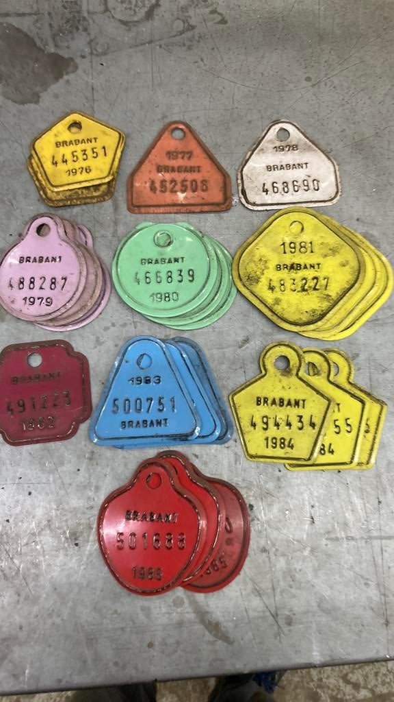 Fietsplaatjes, Ophalen of Verzenden, Gebruikt