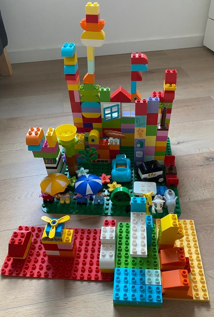 Duplo dieren mensen pepa pig bouwplaten, Ophalen, Gebruikt, Overige merken