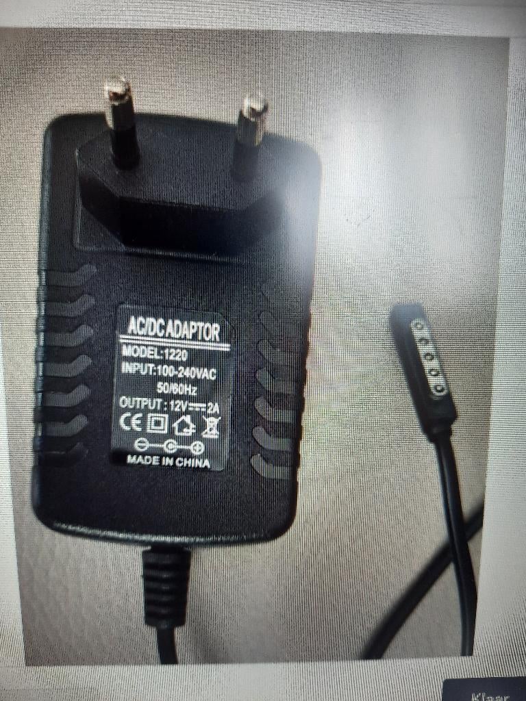 Microsoft Surface lader ,origineel, Informatique & Logiciels, Chargeurs d'ordinateur portable, Enlèvement ou Envoi