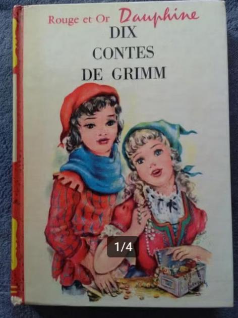 „Ten Grimm Tales” Rouge et Or Dauphine (1958), Boeken, Sprookjes en Fabels, Ophalen of Verzenden, Gelezen, Jacob Grimm, Wilhelm Grimm