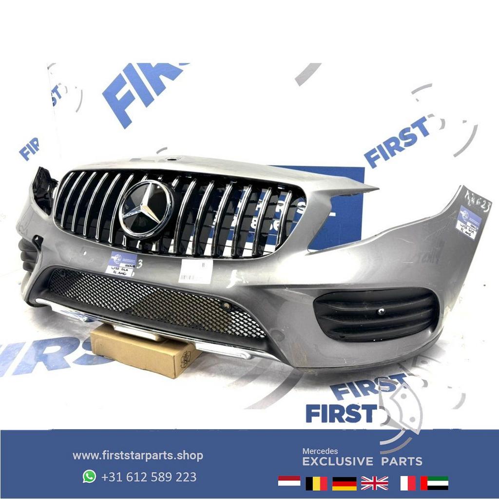 W156 BUMPER GLA FACELIFT AMG VOORBUMPER X156 ZWART WIT GRIJS, Auto-onderdelen, Gebruikt, -, Voor, Ophalen of Verzenden