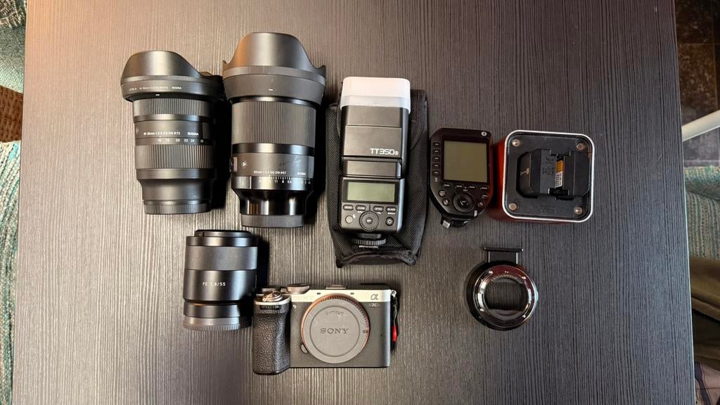 Sony Alpha volledig set, Compact, Comme neuf, Enlèvement, Sony