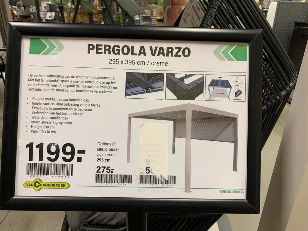 Pergola, Tuin en Terras, Overkappingen, Ophalen, Zo goed als nieuw