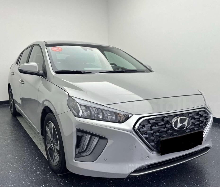Hyundai Ioniq Plug-in Hybrid 2021 1.6 Benzine – Grijs, Auto's, Hyundai, Leder, Bedrijf, 5 deurs, Hybride Elektrisch/Benzine