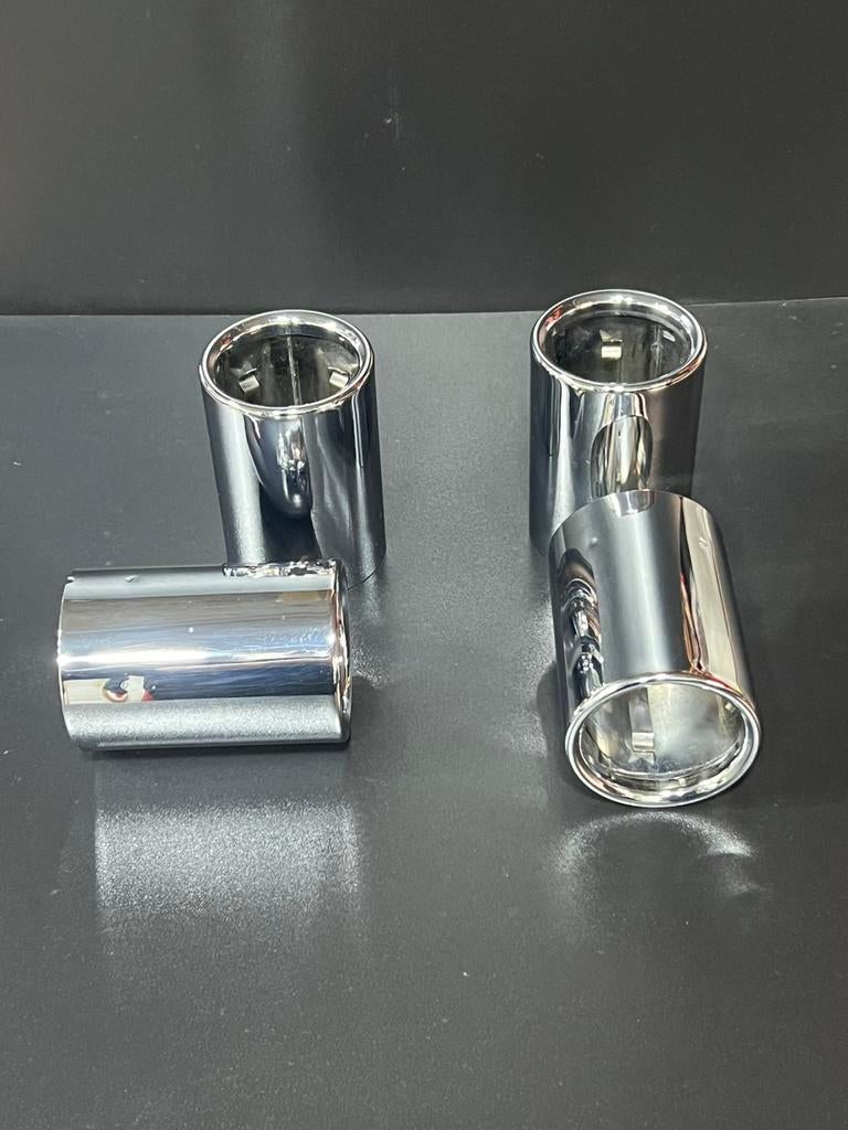 BMW M2 F87 Originele „chromen” uitlaatsierstukken, Auto-onderdelen, Ophalen of Verzenden, BMW