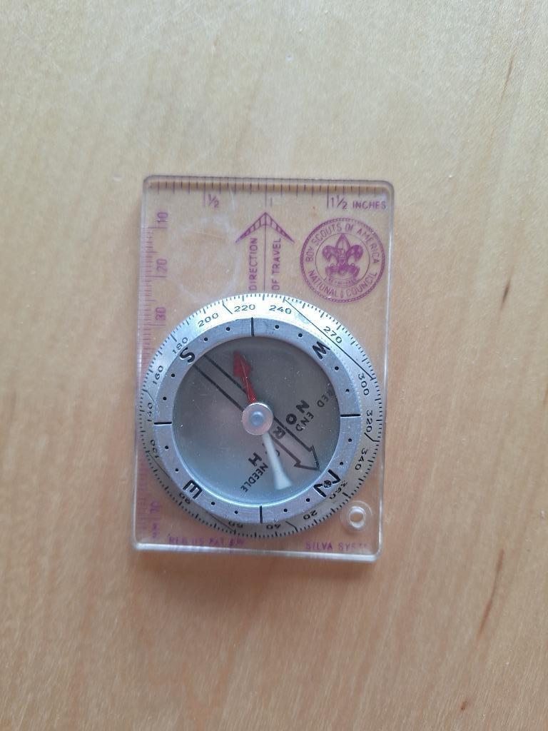 Vintage Boy Scouts Of America Compass made by Silva, Ophalen of Verzenden
