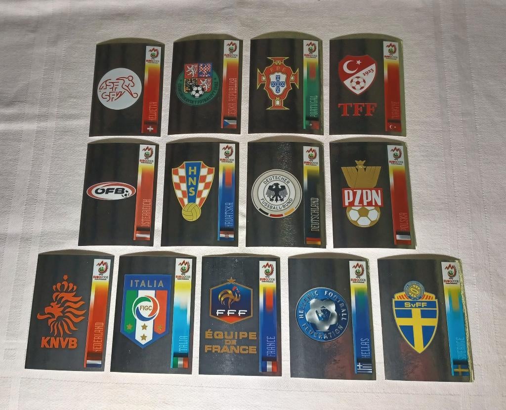 Emblèmes de l'Euro 2008, Enlèvement ou Envoi, Comme neuf, Plusieurs autocollants