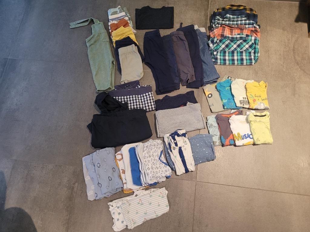 Pakket jongens kledij maat 74, Enlèvement, Utilisé, Taille 74